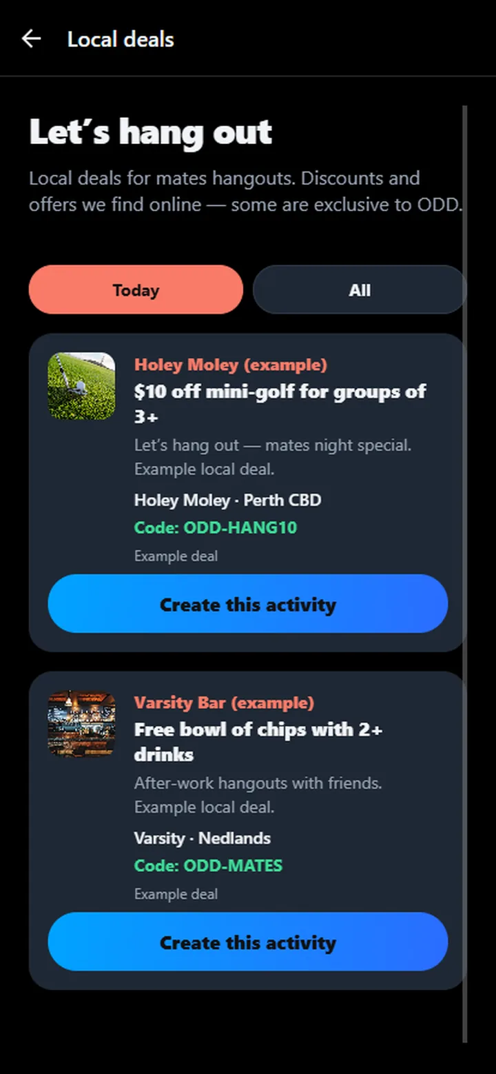 Local deals in One Dollar Hub you can turn into a plan